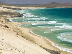 Coastal landscape near Calhau. Island Sao Vicente, Cape Verde Coastal landscape near Calhau. Island Sao Vicente, Cape Verde