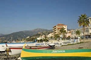 Coastline area near Menton in the South of France. Near the Italian border Coastline area near Menton in the South of France. Near the Italian border