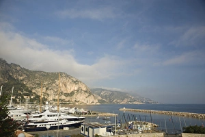Coastline and port areas between Villefranche and Monaco. South of France Coastline and port areas between Villefranche and Monaco. South of France