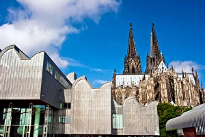 Cologne, Germany, Cologne Cathedral and the Ludwig museum, UNESCO World Heritage Site Cologne, Germany, Cologne Cathedral and the Ludwig museum, UNESCO World Heritage Site