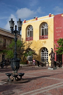 Colombia. View of the naval museum in the old city of Cartagena de Indias Colombia. View of the naval museum in the old city of Cartagena de Indias