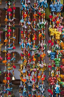 Colorful souvenirs, Pushkar, Rajasthan, India Colorful souvenirs, Pushkar, Rajasthan, India