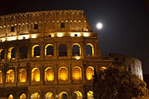 Colosseum Large Moon Details Rome Italy Built by Vespacian Resubmit--In response Colosseum Large Moon Details Rome Italy Built by Vespacian Resubmit--In response
