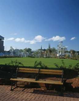 Confederation Park along the waterfront in Charlottetown, Prince Edward Island, Canada Confederation Park along the waterfront in Charlottetown, Prince Edward Island, Canada