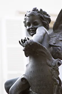 In the court yard at Champagne Deutz a statue of young Cupid It has given the name In the court yard at Champagne Deutz a statue of young Cupid It has given the name