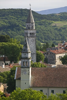 CROATIA, Istria, PAZIN. Town Churches / Morning CROATIA, Istria, PAZIN. Town Churches / Morning