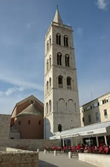 Images Dated 1st October 2004: Croatia, Zadar, St. Donatus bell tower