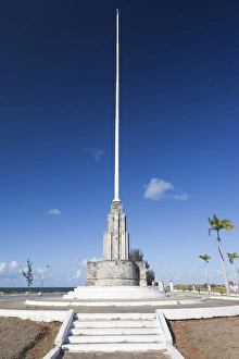 Cuba, Matanzas Province, Cardenas, Flagpole Monument, commemorates the first raising Cuba, Matanzas Province, Cardenas, Flagpole Monument, commemorates the first raising