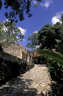 Cuba, Pinar Del Rio. Old French coffee farmhouse Cuba, Pinar Del Rio. Old French coffee farmhouse