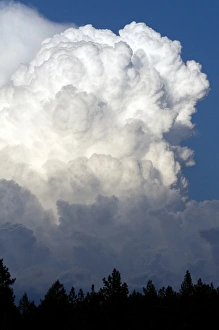 Cumulonimbus thunderstorm clouds form near Cascade, Idaho, USA Cumulonimbus thunderstorm clouds form near Cascade, Idaho, USA