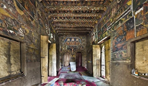 Debre Berhan Selassie church in Gonder, Ethiopia Debre Berhan Selassie church in Gonder, Ethiopia