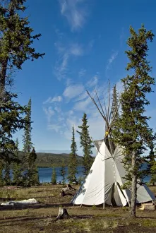 Dene Tribe gathering, Northwest Territories, Canada Dene Tribe gathering, Northwest Territories, Canada