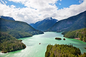 Diablo Lake Boat North Cascades National Park Washington Pacific Northwest Diablo Lake Boat North Cascades National Park Washington Pacific Northwest
