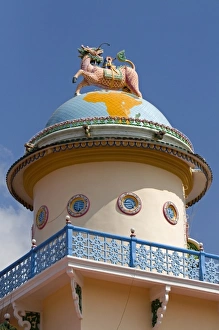 Dragon horse detail atop the Cao Dais Tay Ninh Holy See in Tay Ninh, Vietnam Dragon horse detail atop the Cao Dais Tay Ninh Holy See in Tay Ninh, Vietnam