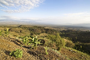 Dry farming on terraces in the steep and mountainous territory of the Konso, Rift valley Dry farming on terraces in the steep and mountainous territory of the Konso, Rift valley
