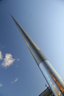 Dublin, Ireland. Supposedly the tallest sculpture in the world; the locals refer Dublin, Ireland. Supposedly the tallest sculpture in the world; the locals refer