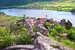 Durnstein, Austria, Wachau Valley, Danube River Durnstein, Austria, Wachau Valley, Danube River