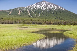 Dutchman Flats, near Sparks Lake, Mt. Bachelor behind, Eastern Oregon, USA Dutchman Flats, near Sparks Lake, Mt. Bachelor behind, Eastern Oregon, USA