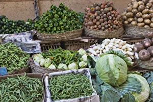 Egypt, Luxor. Produce stand in outdoor marketplace Egypt, Luxor. Produce stand in outdoor marketplace