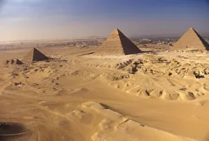 Giza Pyramid Complex Prints: Egypt, Pyramids