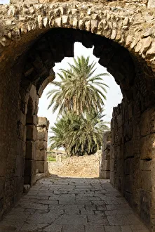 Entrance to the Theater, Roman ruins of Bulla Regia, Tunisia, North Africa Entrance to the Theater, Roman ruins of Bulla Regia, Tunisia, North Africa