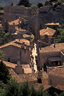 EU, France, Provence, Bouches-du-Rhone, Les Baux de Provence. Village view EU, France, Provence, Bouches-du-Rhone, Les Baux de Provence. Village view