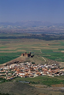 EU, Spain, Andalucia, Granada Province. La Calahorra Castle, Sierra de los Filabres EU, Spain, Andalucia, Granada Province. La Calahorra Castle, Sierra de los Filabres