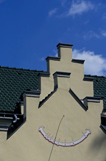 Europe, Austria, Wachau Region, Krems, sundial Europe, Austria, Wachau Region, Krems, sundial