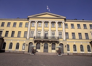Europe, Finland, Helinski. Presidential Palace Europe, Finland, Helinski. Presidential Palace