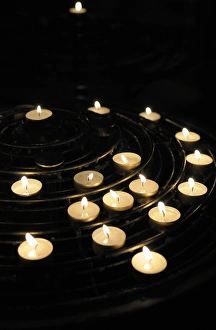 Europe, France, Paris. Votive Candles, Notre Dame Cathedral Europe, France, Paris. Votive Candles, Notre Dame Cathedral