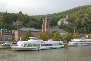 Europe, Germany, Bavaria, Miltenberg, Cruising the Rhine-Main canal Europe, Germany, Bavaria, Miltenberg, Cruising the Rhine-Main canal