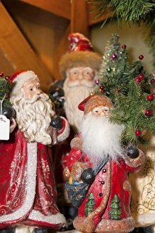 Europe, Germany, Hessen, Rudesheim, Kathe Wohlfahrt, Christmas store, santa claus Europe, Germany, Hessen, Rudesheim, Kathe Wohlfahrt, Christmas store, santa claus