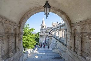 Europe, Hungary, Budapest, Fishermans Bastion Europe, Hungary, Budapest, Fishermans Bastion