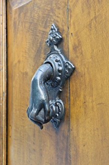 Europe, Italy, Umbria, Spoletto, Door Knocker Europe, Italy, Umbria, Spoletto, Door Knocker