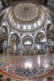 Europe; Italy; Venice; Interior ofSanta Maria della Salute In Venice HDR Europe; Italy; Venice; Interior ofSanta Maria della Salute In Venice HDR