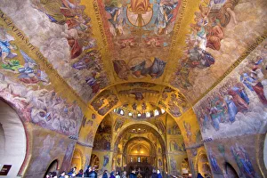 Europe, Italy, Venice. Interior of St. Marks Cathedral. Credit as: Jim Zuckerman Europe, Italy, Venice. Interior of St. Marks Cathedral. Credit as: Jim Zuckerman