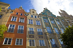 Europe, Poland, Gdansk. Close-up of buildings Europe, Poland, Gdansk. Close-up of buildings