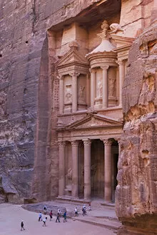 Al Khazneh Collection: Facade of Treasury (Al Khazneh), Petra, Jordan (UNESCO World Heritage site)