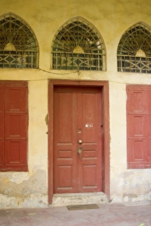 Three fanlights over two windows and a door, Beirut, Lebanon Three fanlights over two windows and a door, Beirut, Lebanon