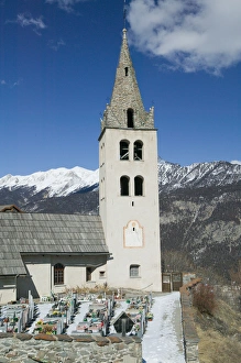 FRANCE-French Alps (Haut-Alpes)-PUY ST-PIERRE:Town Church FRANCE-French Alps (Haut-Alpes)-PUY ST-PIERRE:Town Church
