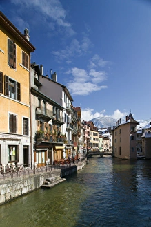 FRANCE-French Alps (Haut-Savoie)-ANNECY:Buildings along the Thiou River/ Old Annecy FRANCE-French Alps (Haut-Savoie)-ANNECY:Buildings along the Thiou River/ Old Annecy