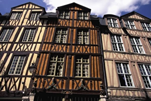 FRANCE, Normandy Rouen Half Timbered Buildings FRANCE, Normandy Rouen Half Timbered Buildings
