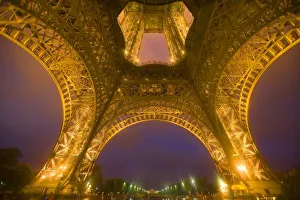 France, Paris. Eiffel Tower illuminated at night. Credit as: Jim Zuckerman / Jaynes France, Paris. Eiffel Tower illuminated at night. Credit as: Jim Zuckerman / Jaynes