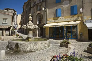 France, Provence, Valensole. The village is quiet during midday France, Provence, Valensole. The village is quiet during midday