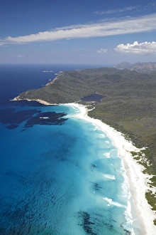 Tasmanian Landscapes Prints: Friendly Beaches, and Point Friendly, Freycinet National Park, Freycinet Peninsula