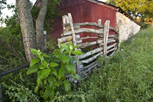 German style barn on ranch in the Texas hill country German style barn on ranch in the Texas hill country