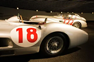 Germany, Baden-Wurttemberg, Stuttgart. Mercedes Benz Museum, 1950s Mercedes SLR racing car Germany, Baden-Wurttemberg, Stuttgart. Mercedes Benz Museum, 1950s Mercedes SLR racing car