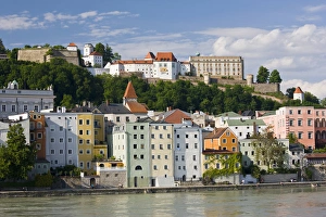 GERMANY, Bayern-Bavaria, Passau. Inn River view GERMANY, Bayern-Bavaria, Passau. Inn River view