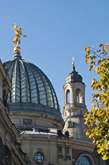 Glass dome on the Kunstverein building, Dresden, Germany Glass dome on the Kunstverein building, Dresden, Germany