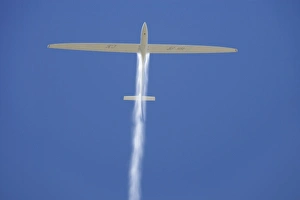 Glider Pilot Thomas Goster (Italy), Dropping Water Ballast, FAI World Sailplane Grand Prix Glider Pilot Thomas Goster (Italy), Dropping Water Ballast, FAI World Sailplane Grand Prix